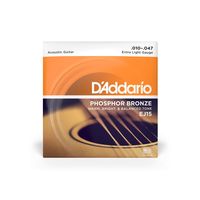 Струны для акустических гитар 10-47 D`Addario EJ-15