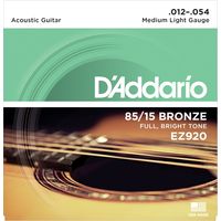 Струны для акустических гитар 12-54 D`Addario EZ-920
