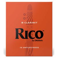 Трости для кларнета Bb, Rico №1,5 (10 шт) Rico RCA1015