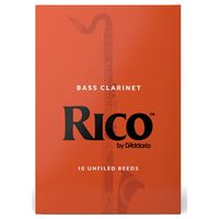 Трости для бас-кларнета, Rico №2,5 (10 шт) Rico REA1025