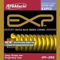 Струны для акустических гитар 11-52 D`Addario EXP-13