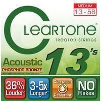Струны для акустических гитар 13-56 Cleartone 7413