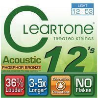 Струны для акустических гитар 12-53 Cleartone 7412 Dealer Pack