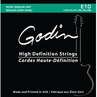 Комплект струн для электрогитары Godin E10 008964