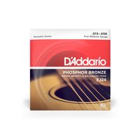Струны для акустических гитар 13-56 D`Addario EJ-24