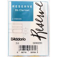 Трости для кларнета bb, reserve №2 (2 шт) D`Addario DCR0220