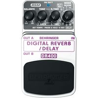 Гитарная педаль Delay + Ревер Behringer DR400 Digital Reverb/ Delay