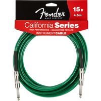 Кабель инструментальный Fender 15' California Instrument Cable Surf Gre