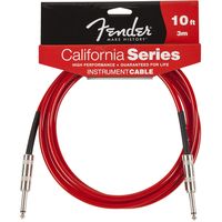 Кабель инструментальный Fender 10' California Cable Candy Apple Red