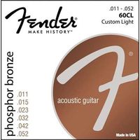 Струны для гитары Fender STRINGS NEW ACOUSTIC 60CL PH0S BRONZE 11-52