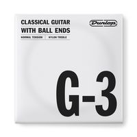 Струна для классической гитары Dunlop DCY03GNB Nylon Treble Ball Ends G-3