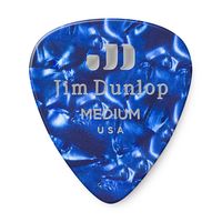 Медиаторы Dunlop 483P10MD Celluloid Blue Pearloid Medium 12Pack