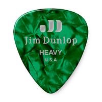 Медиаторы Dunlop 483P12HV Celluloid Green Pearloid Heavy 12Pack