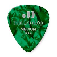 Медиаторы Dunlop 483P12MD Celluloid Green Pearloid Medium 12Pack