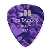 Медиаторы Dunlop 483P13HV Celluloid Purple Pearloid Heavy 12Pack
