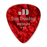 Медиаторы Dunlop 483P09MD Celluloid Red Pearloid Medium 12Pack