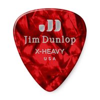 Медиаторы Dunlop 483P09XH Celluloid Red Pearloid Extra Heavy 12Pack