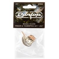 Медиаторы на палец Dunlop 33P013 Nickel Silver Fingerpick 5Pack