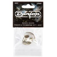 Медиаторы на палец Dunlop 33P0225 Nickel Silver Fingerpick 5Pack
