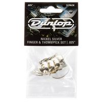 Медиаторы на палец Dunlop 33P025 Nickel Silver Fingerpick 5Pack