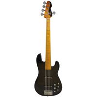Бас-гитара 5-струнная с чехлом Markbass MB GV 5 Gloxy Val Black CR MP