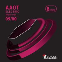 Струны для 8-ми струнной электрогитары BlackSmith AAOT Electric Regular Light 09/80 8 string