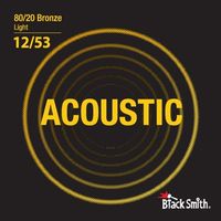Струны для акустической гитары BlackSmith 80/20 Bronze Light 12/53