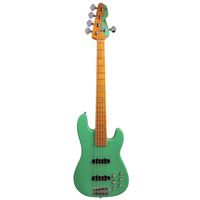 Бас-гитара с чехлом Markbass MB GV 5 Gloxy Val Surf Green CR MP