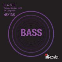 Струны для 5-стр. бас-гитары BlackSmith Bass Regular Medium Light 34" Long Scale 45/135