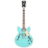 Гитара полуакустическая D'Angelico Premier DC Surf Green