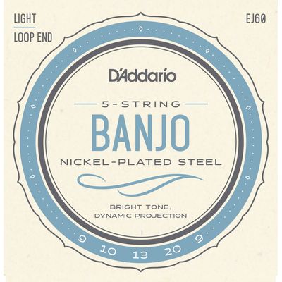 Струны для банджо D`Addario EJ60