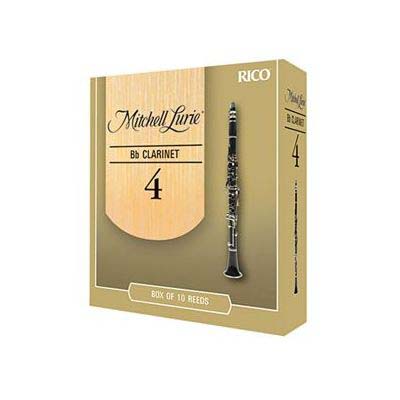 Трости для кларнета Bb, Mlurie №2,5 (10 шт) Rico RML10BCL250