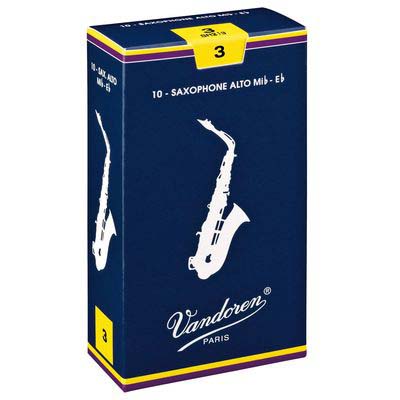 Трости для альт-саксофона, традиционные №3 (10 шт) Vandoren Traditional 3.0 10-pack (SR213)