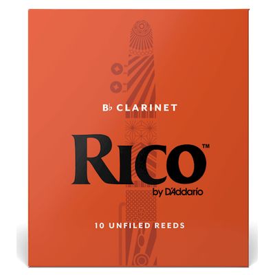 Трости для кларнета Bb, Rico №3,5 (10 шт) Rico RCA1035