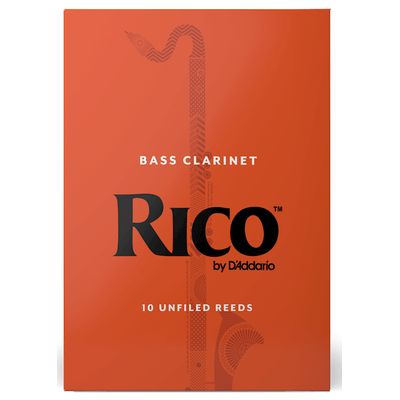 Трости для бас-кларнета, Rico №2,5 (10 шт) Rico REA1025