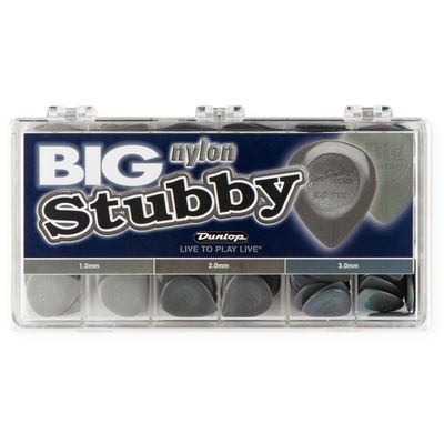 Медиаторы Dunlop 4450 Stubby Big Nylon Display