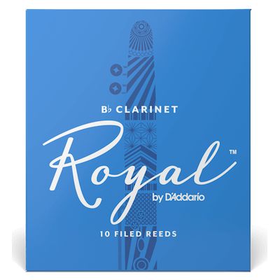 Трости для кларнета Bb, Royal №2 (10 шт) Rico RCB1020