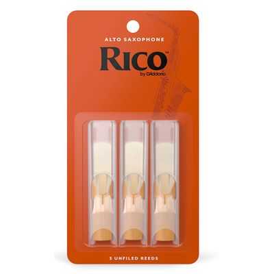 Трости для альт-cаксофона, Rico №3 (3 шт) Rico RJA0330
