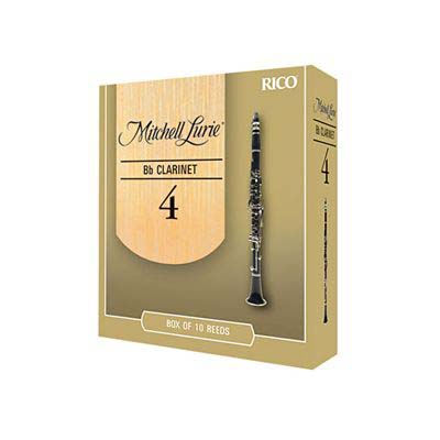 Трости для кларнета Bb, Mlurie Prem. №1,5 (5 шт) Rico RMLP5BCL150