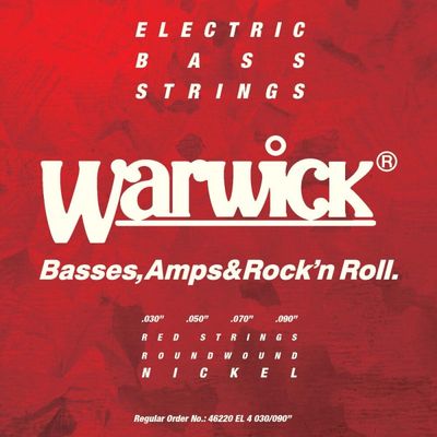 Струны для бас-гитар 30-90 Warwick 46220EL4