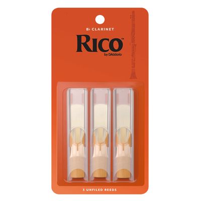 Трости для кларнета Bb, Rico №1,5 (3 шт) Rico RCA0315
