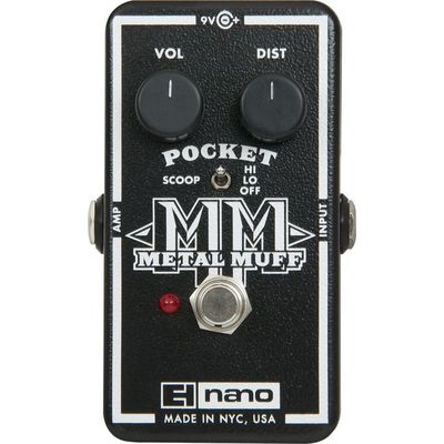 Гитарная педаль Distortion Electro-Harmonix Nano Pocket Metal Muff