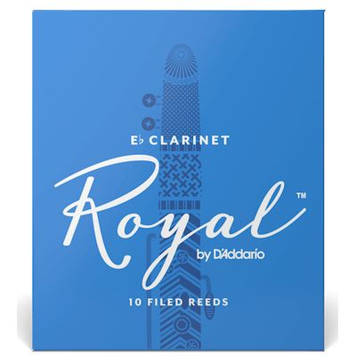Трости для кларнета Eb, Royal №1,5 (10 шт) Rico RBB1015