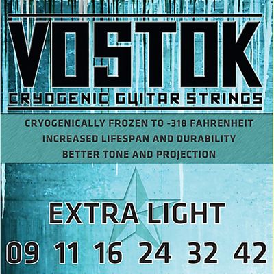 Струны для электрогитары 9-42 Vostok 9709