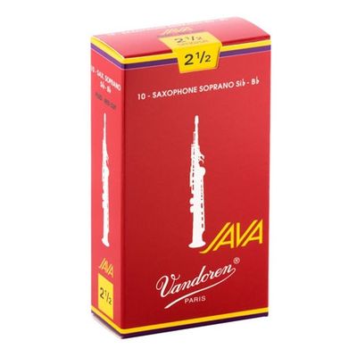 Трости для сопрано-саксофона Vandoren Java Red Cut 2.5 10-pack (SR3025R)