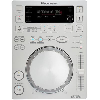Настольный DJ проигрыватель Pioneer CDJ-350-W