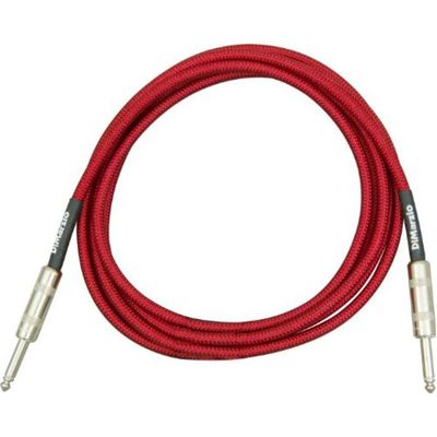 Кабель инструментальный DiMarzio Instrument Cable 18` Red EP1718SSRD