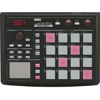 DJ-миниконтроллер без джога Korg PadKontrol KPC-1 BK