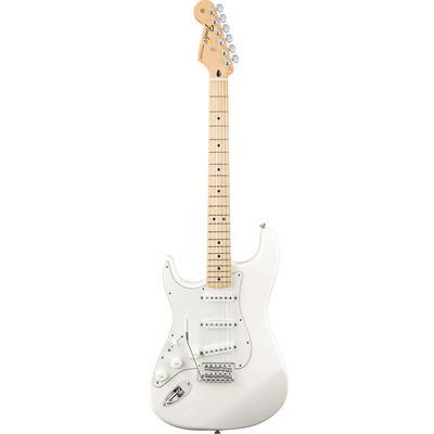 Электрогитара на левую руку Fender Standard Stratocaster LH MN Arctic White Tint