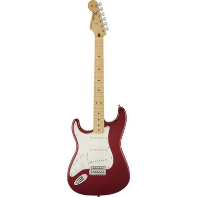 Электрогитара на левую руку Fender Standard Stratocaster LH MN Candy Apple Red Tint